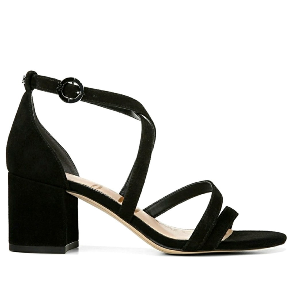 Sam Edelman Black Block Heel Sandal